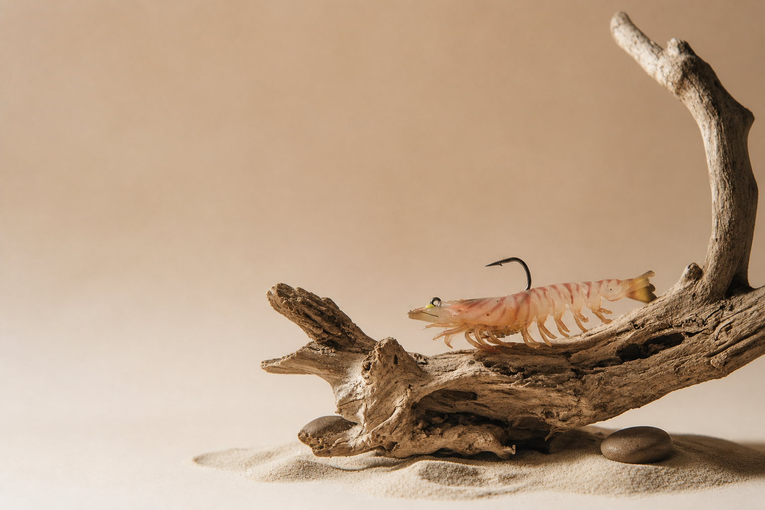 Shrimp Swimbait photographed as an Everest Lure field study