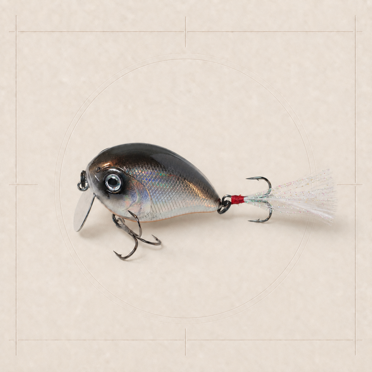 Midnight Chartreuse Bull Shot Crankbait
