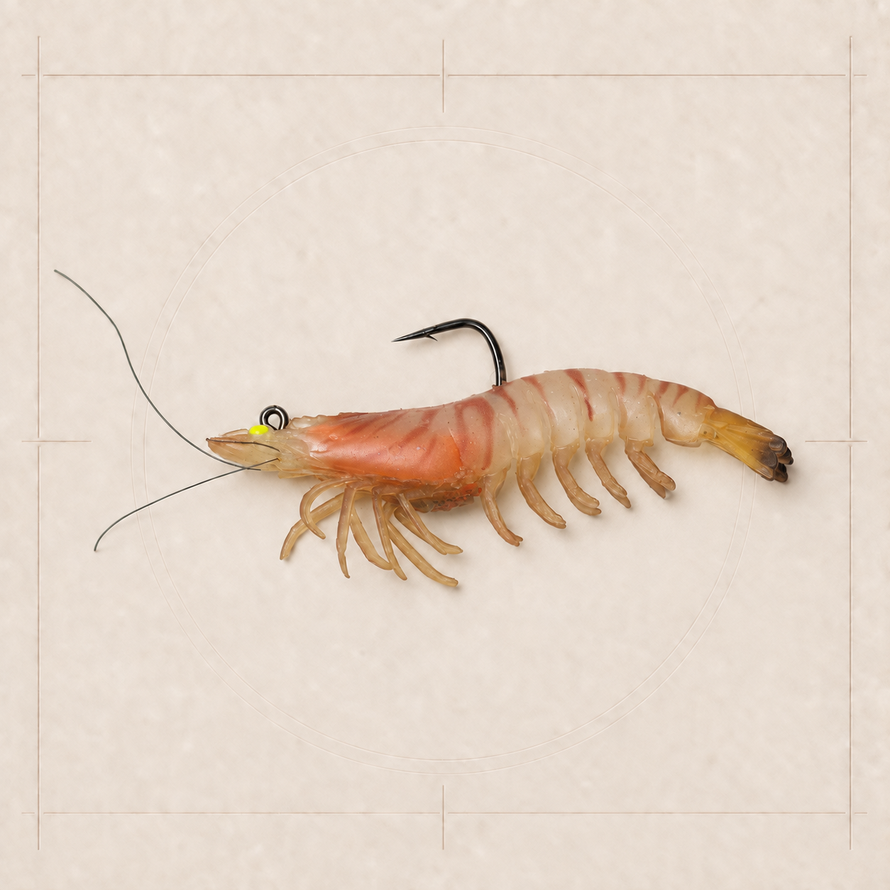 Fluorescent Yellow Shrimp Swimbait